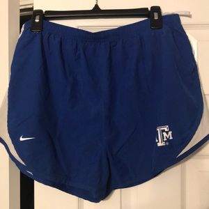 Texas A&M Nike active shorts